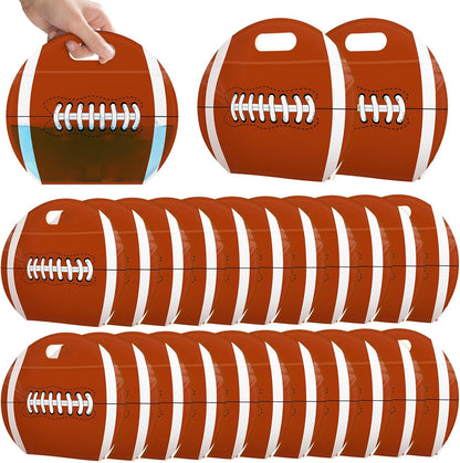 24pcs Soccer Snack Bags with Handles Reusable Sealed Candy Bags
