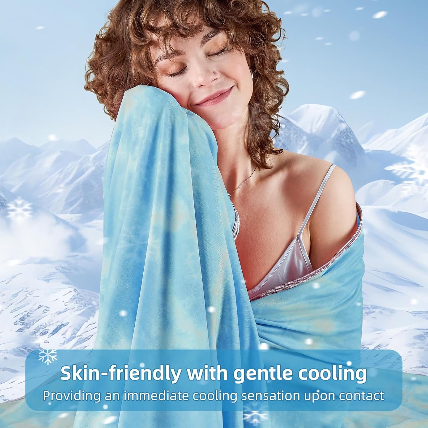 🌀The Arctic Breeze Cooling Blanket | Lightweight Summer Cooling Blanket for Hot Sleepers