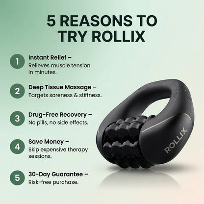 Mini Handheld Rolling Massager For Body Pain