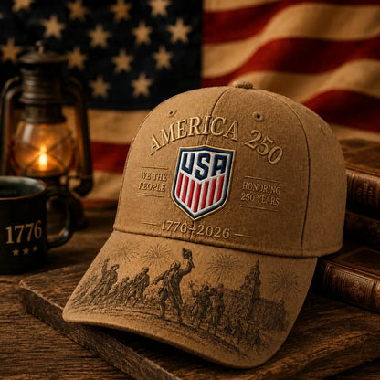 🎖️America 250 Commemorative Cap – 1776–2026 Limited Edition Patriotic Baseball Hat🧢(Breathable & Lightweight Comfort & Unisex Fit)
