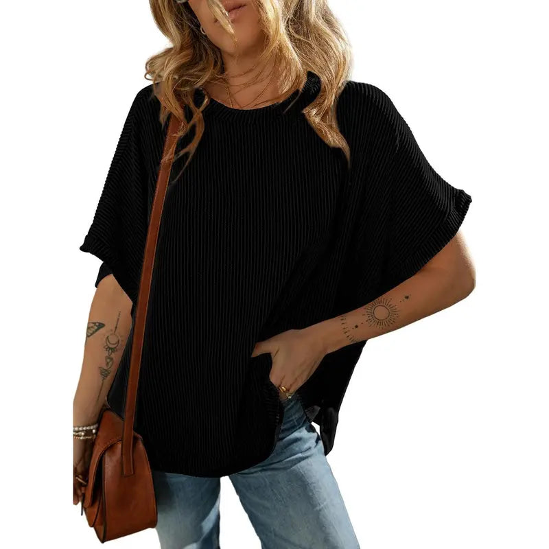 👚 BEST SELLER | Loose-Fit Batwing T-Shirt – Stay Cool, Look Slim & Feel Comfortable