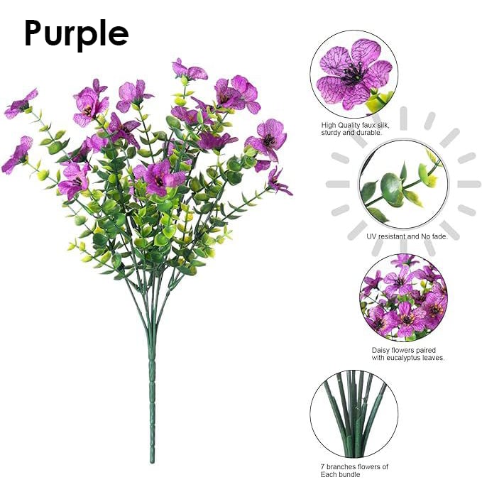 💥49% OFF🌺UV Resistant Colorful Artificial Flower💐🌺UV Resistant Fade-Free Colourful Artificial Flower