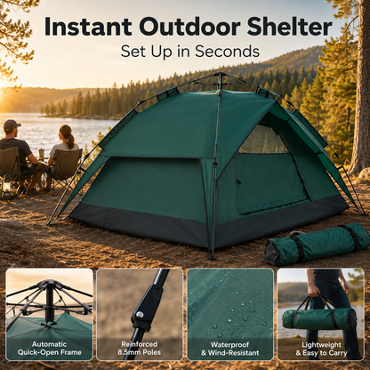 ✨Instant Pop-Up Camping Tent | Waterproof Lightweight Outdoor Ten