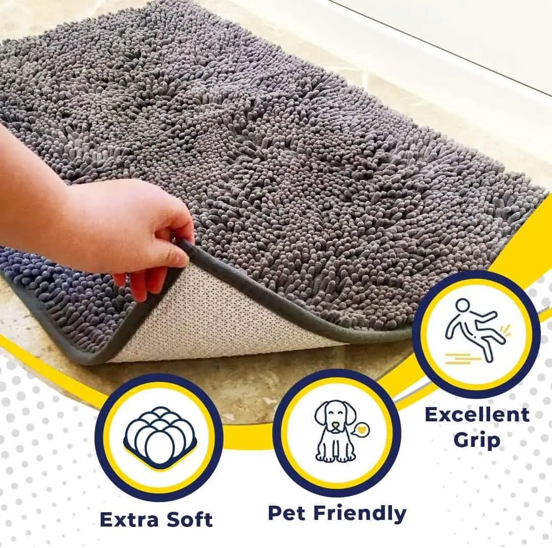Muddy Mat Original Anti-Mud Mat - Ultra Absorbent & Non-Slip