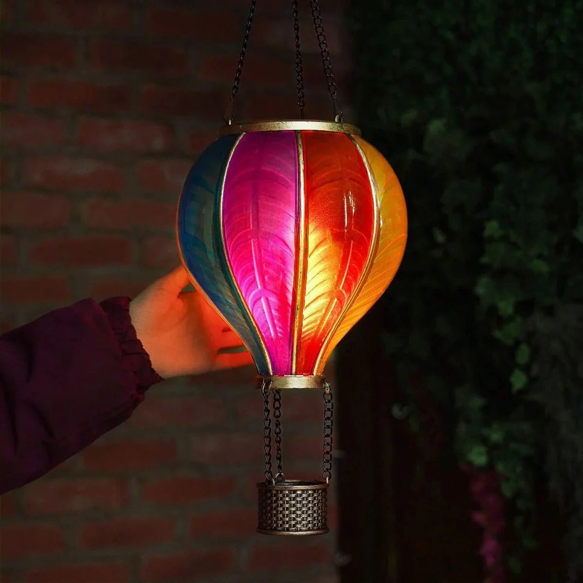 🔥Solar Hanging Rainbow Balloon Lantern🎈