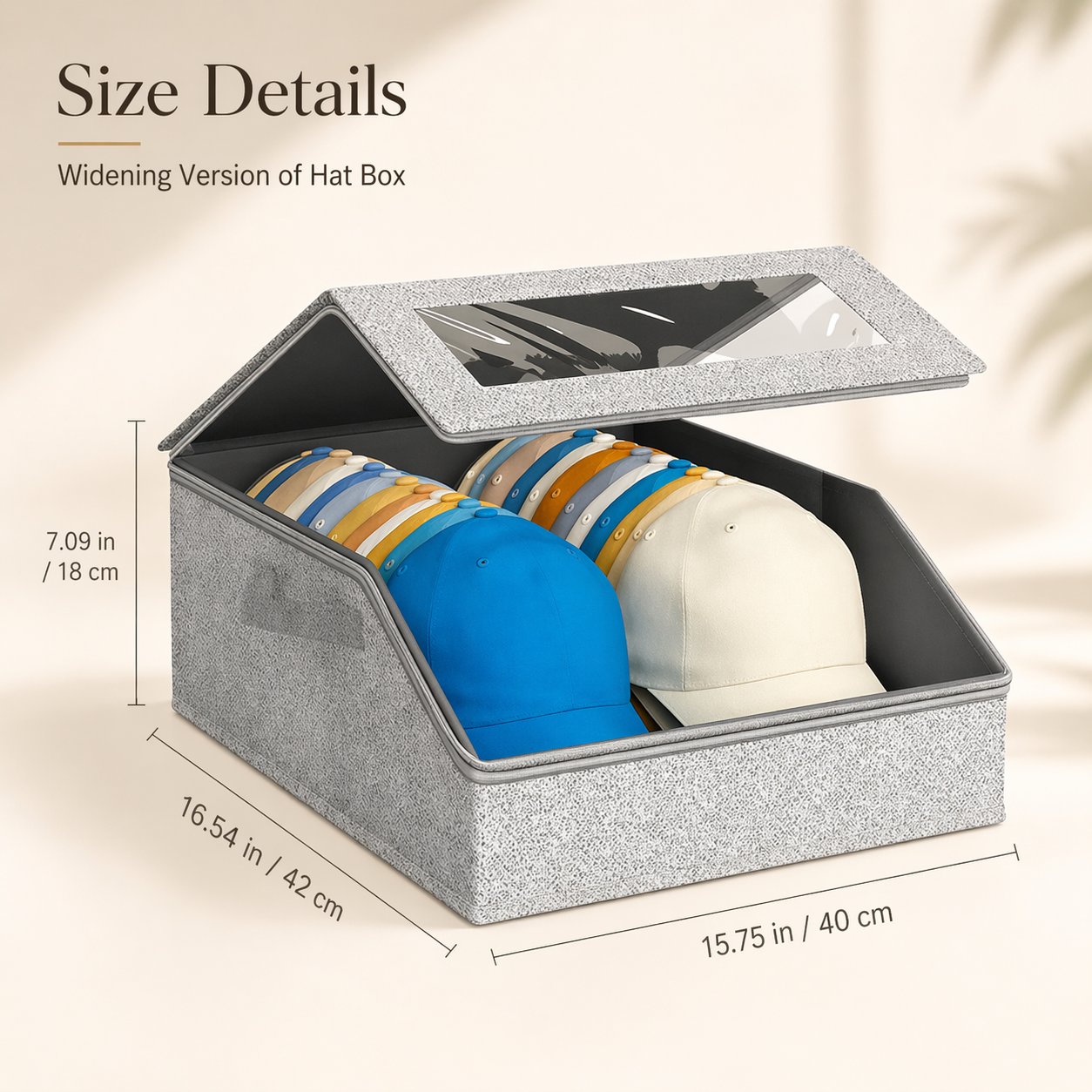 🧢Stackable Hat Storage For Baseball Caps-Get 50% off immediately when you buy now