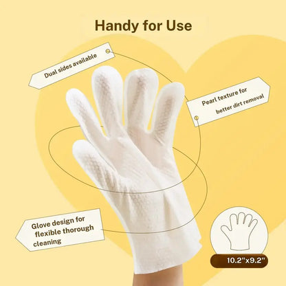 🏆 [BEST SELLER] 5-Minute "No-Rinse" Pet Grooming Gloves for gentle cleaning