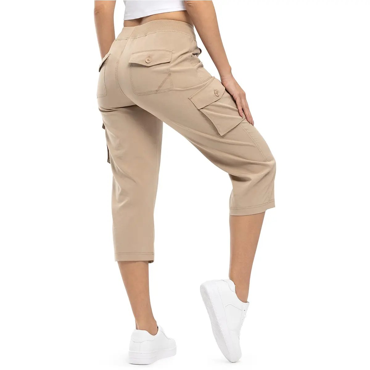 🔥Limited-time offer-Women's Lightweight Hiking Capris: Quick-Dry, 6 Pockets, Loose Fit