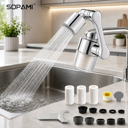 3D Filter Faucet Set — — Multi-angle rotating faucet aerator🚽✨🛡️