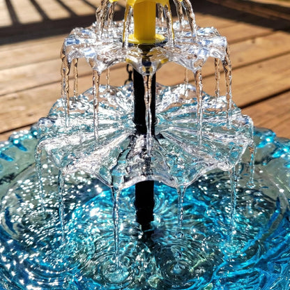 🔥 New Year 49% OFF 🐦 Solar Cascade Hanging Bird Bath Fountain🚨 Selling Fast!