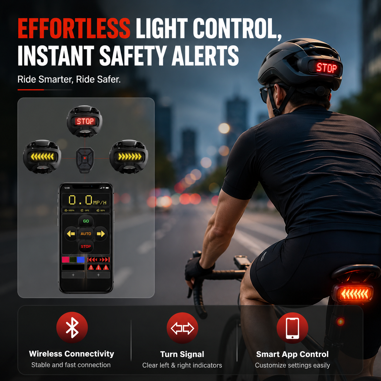🚴SLSHINING Smart LED Cycling Helmet