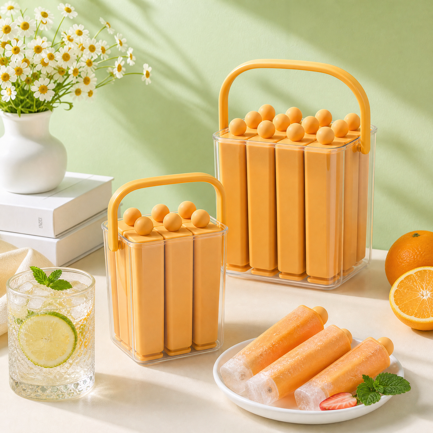 🧊SUMMER BESTSELLER 50%OFF🔥Reusable Ice Pop Molds