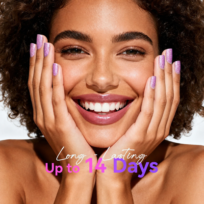 ✨ Gel Nail Polish Pen: Beginner-friendly and easy to carry on the go; delivers a brilliant, glossy finish with up to 14 days of long-lasting wear.