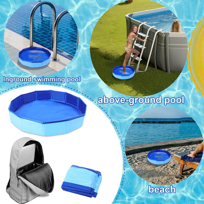 Pool Foot Bath – No inflation required, foldable, portable foot soaking basin; suitable for pool entrances—a must-have for above-ground pools.