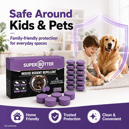 12 Individually Wrapped Natural Rodent Repellent Packs🐭