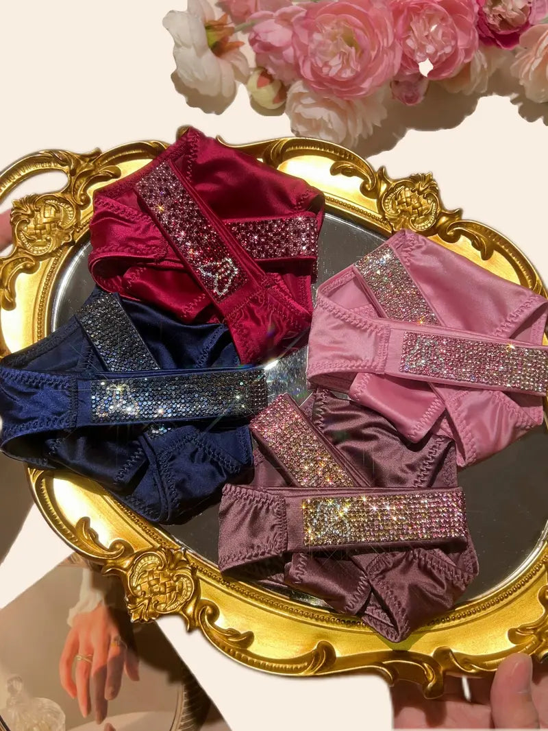4-Pack Ombré Rhinestone Thongs