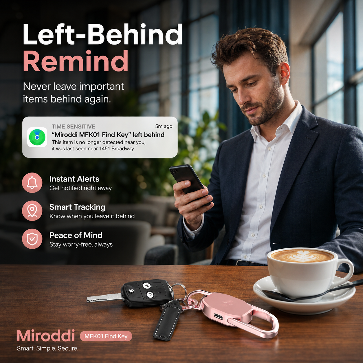 Miroddi Smart Key Finder