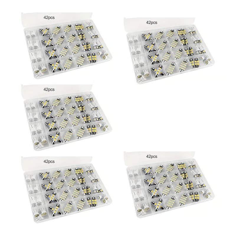 All-in-One Automotive LED Interior Conversion Kit (42-Piece Set)