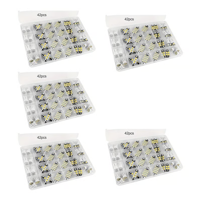 All-in-One Automotive LED Interior Conversion Kit (42-Piece Set)