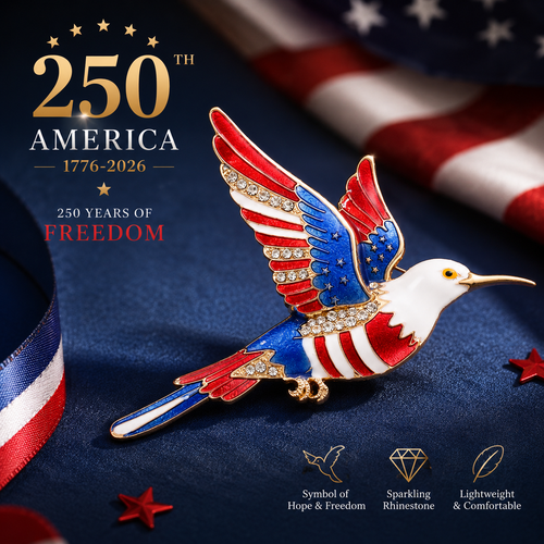 🗽 Buy 1, Get 1 Free 🔥 250th Anniversary Brooch of the Founding of the United States