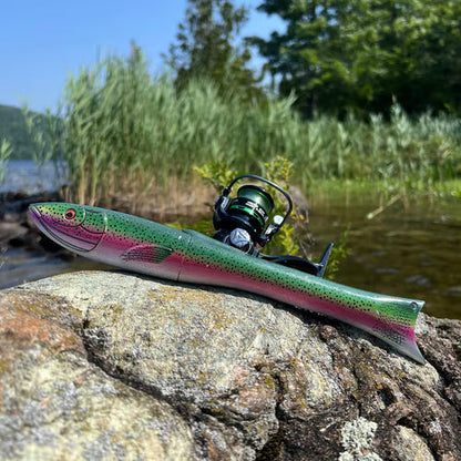 ⚡LIMITED TIME DISCOUNT – Portable Fish-Shaped Fishing Rod🎣Hidden Pocket Rod With Strong Carbon Fiber Tip