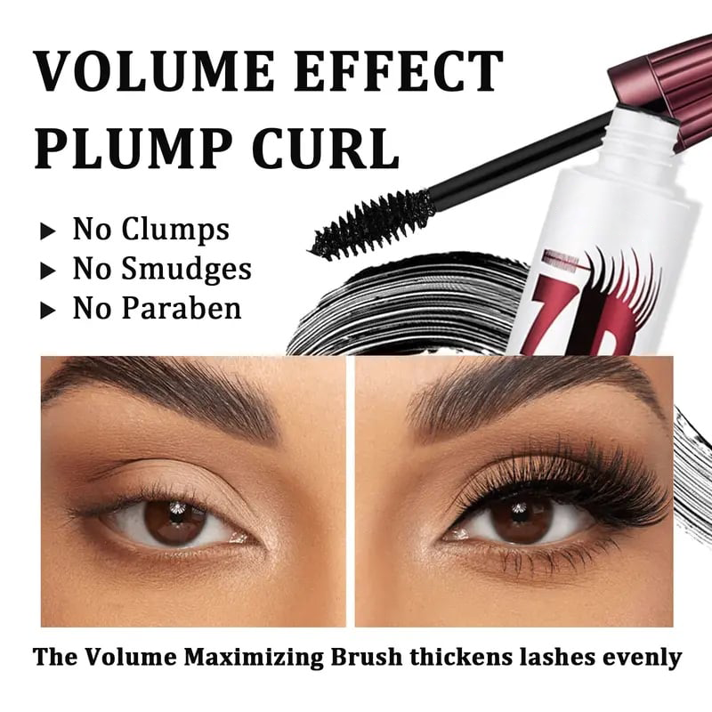 💖7D Waterproof Mascara 👀 Long, Curled & Fuller Lashes All Day ✨