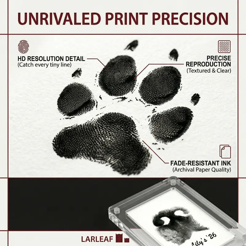 🔥 Paw Print Kit | Capture Their Paw Before It’s Gone Forever 🐾 No Mess Memory Keepsake
