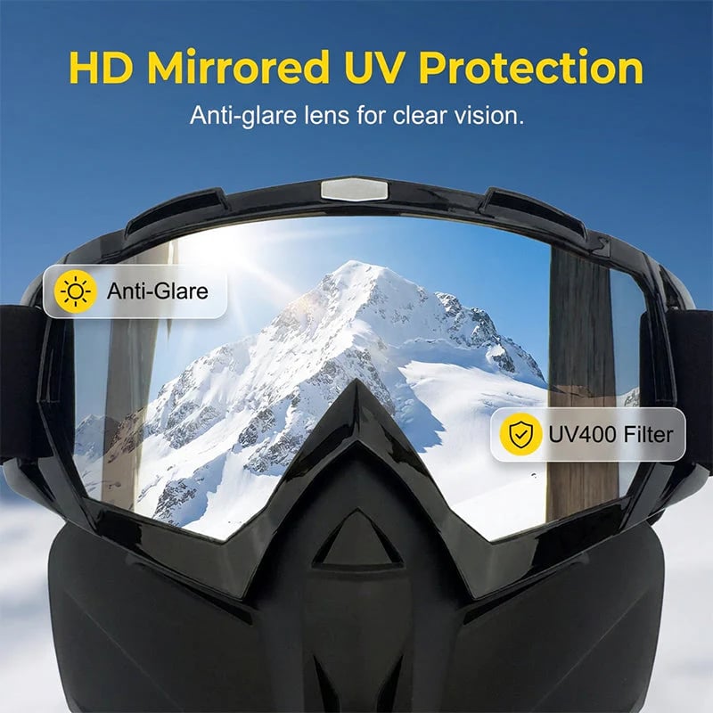 Detachable Full Face Goggle Mask🛡️