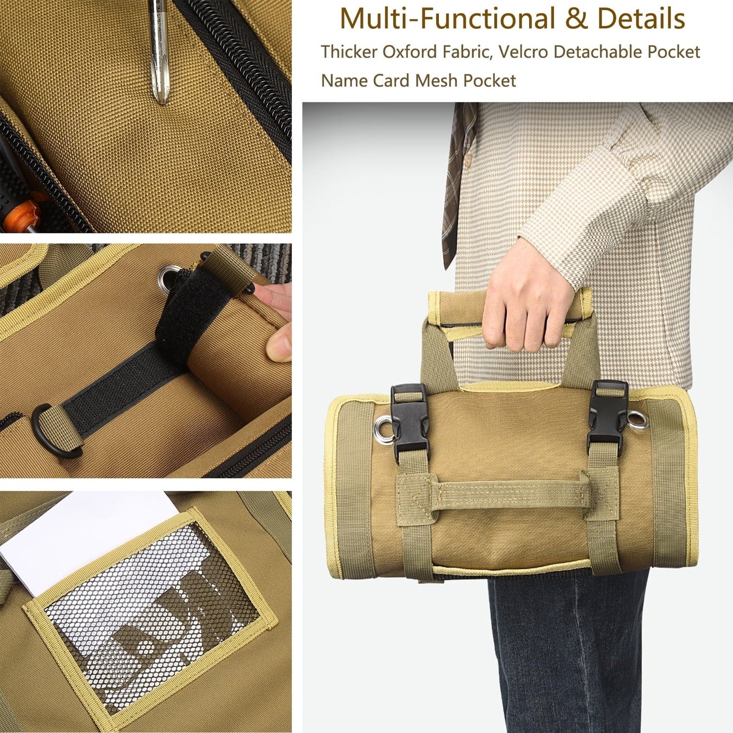 🎁Hot Sale Promotion 49% OFF🔥Premium Roll Up Tool Bag🛠️