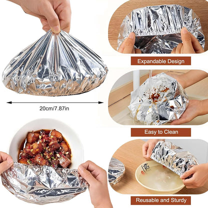 ✨ Kitchen Must-Have – Heat-Retaining Foil Cover | Keep Food Hot, Fresh & Protected