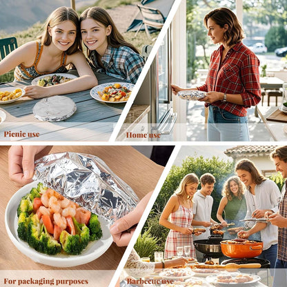 ✨ Kitchen Must-Have – Heat-Retaining Foil Cover | Keep Food Hot, Fresh & Protected