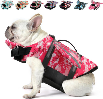 🐶Dog Life Jacket with Chin Support | Adjustable High-Visibility Dog Swim Vest