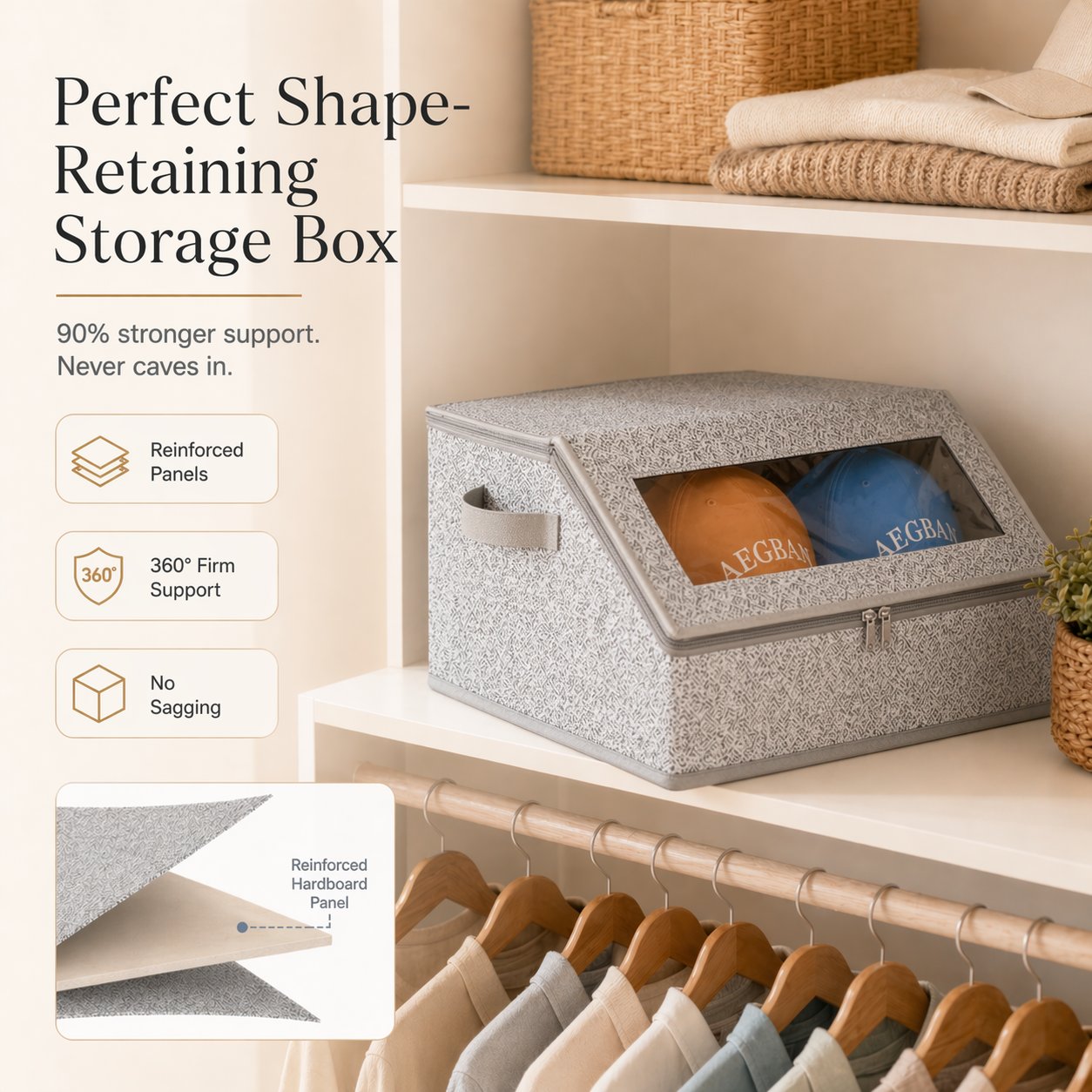 🧢Stackable Hat Storage For Baseball Caps-Get 50% off immediately when you buy now