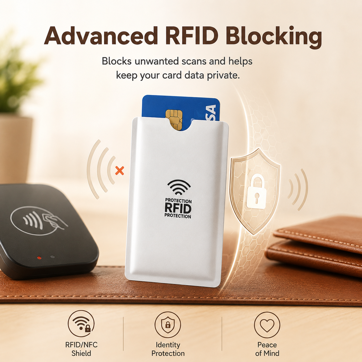 RFID Blocking Sleeves for Credit Cards