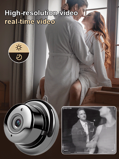 ⚡Hot Sales 49% OFF🔥[Hidden camera HD night vision]No WIFI or electricity required💯 Home Security & Real-Time Monitoring System