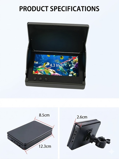 Ultra HD Underwater Fishing Camera | 1080P Real-Time Image & Night Vision Function (Seasonal Clearance