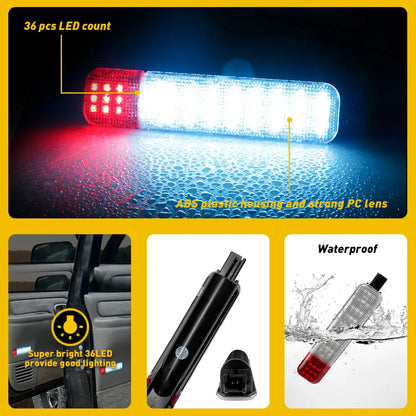 LED Door Panel Lights Courtesy Lamps Fit Chevrolet Silverado 1500 2500HD 3500HD Chevrolet & GMC Cadillac Hummer H2