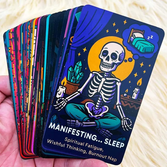 💀54 Cards of Skeletal Divination for the Emotionally Unstable | Spiritually Exhausted & Humorfully Unhealed