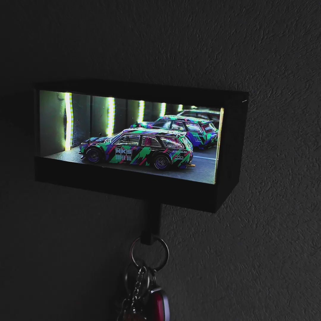 Infinity Garage Key Holder🌟 | Sleek Illuminated Design, Fully Rechargeable for Everyday Convenience