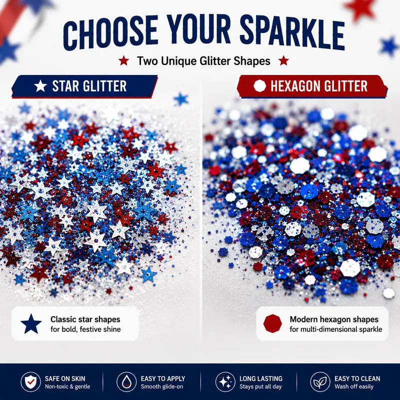 ✨ LIMITED-TIME 50% OFF 🌟USA Glitter Stick-Waterproof & Sweatproof for All-Day Celebrations