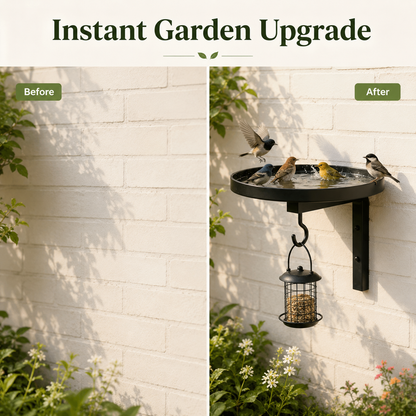🌸LAST DAY SPECIAL PRICE!!🌸Wall-Mounted Metal Bird Bath Basin