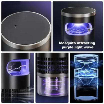 🔥 Flash Sale 49% OFF – 2026 Upgrade⚡Indoor Insect Trap with Light and Suction Non Zapper Flying Bug Catcher