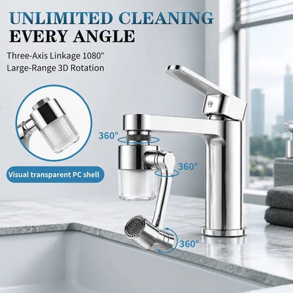 3D Filter Faucet Set — — Multi-angle rotating faucet aerator🚽✨🛡️