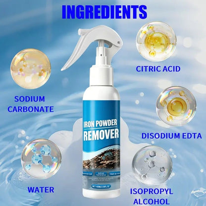 100ML Auto Iron Powder Remover – Safe for All Wheels & Paint 🛡️