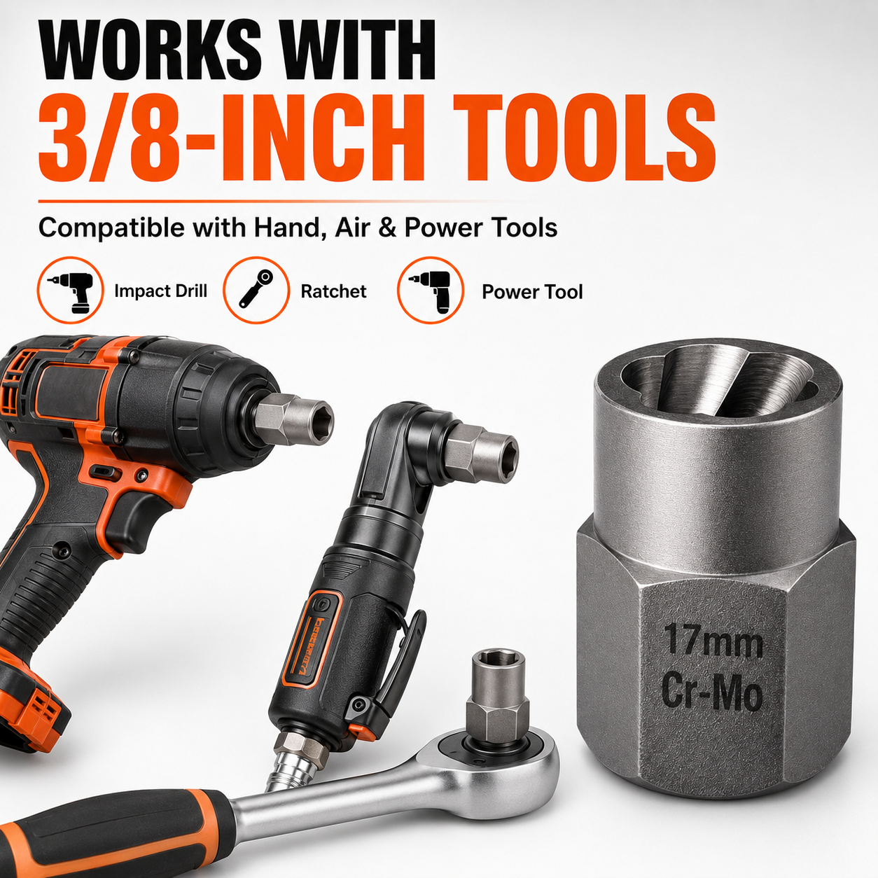 🔩13+1 PCS Impact Bolt & Nut Remover Set