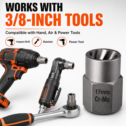 🔩13+1 PCS Impact Bolt & Nut Remover Set