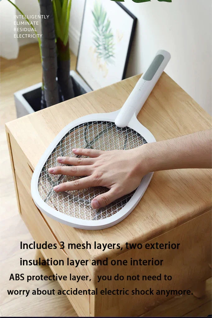 2 in 1 Electric Portable Mosquito Swatter Rechargeable