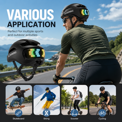 🚴SLSHINING Smart LED Cycling Helmet