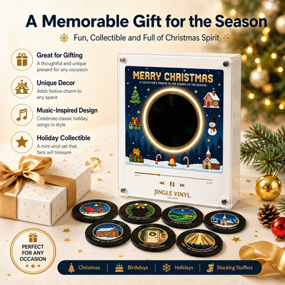 🎄Jingle Vinyl™ Christmas Magnetic Music Player Set
