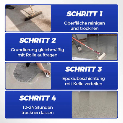 🔥Up to 50 % off!🔥High-gloss epoxy resin floor coating with a marble effect